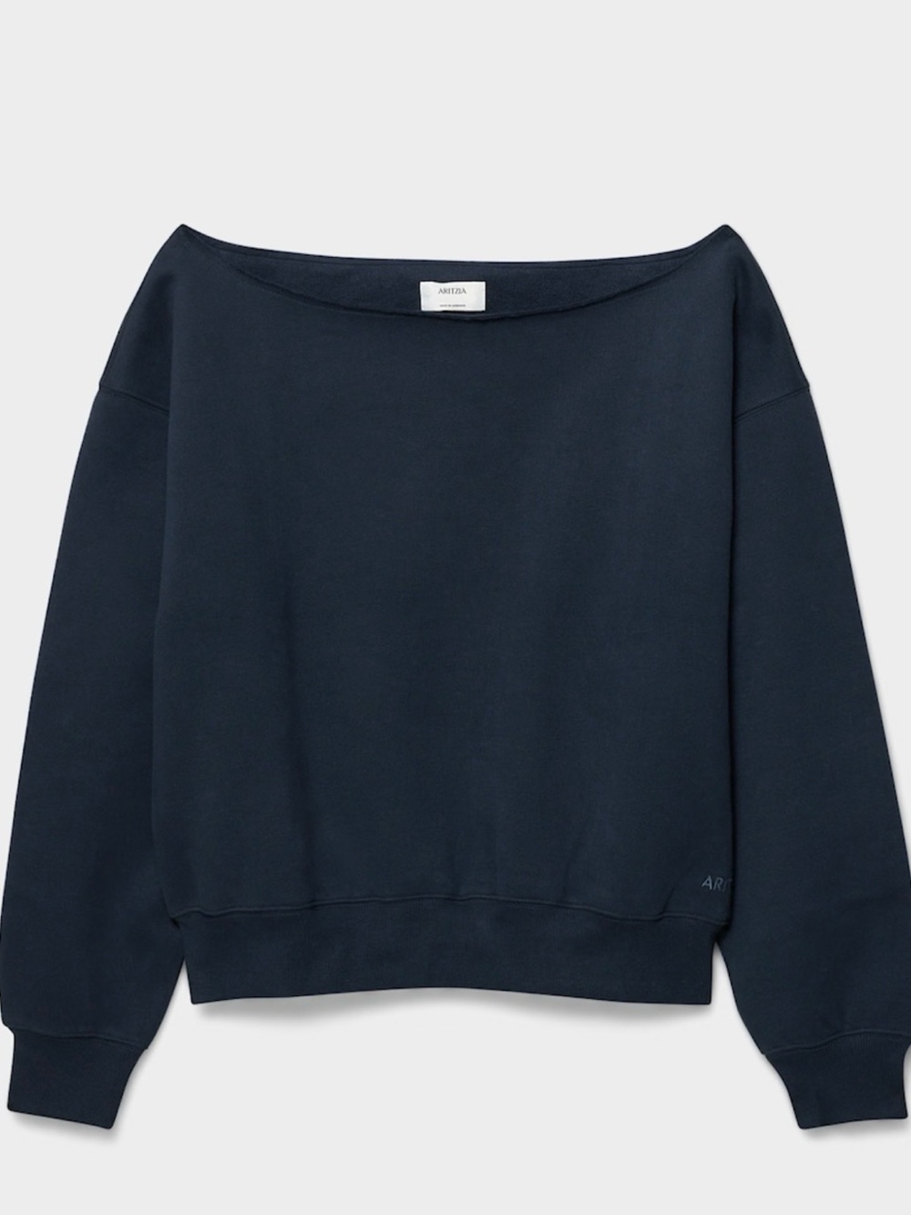 Aritzia | Cozy Sweatfleece BF Off-Shoulder Sweatshirt | Small | NWOT